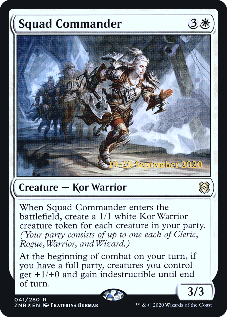 Squad Commander (041) Foil - Zendikar Rising Promos