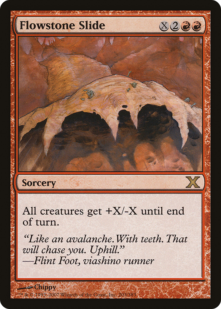 Flowstone Slide (203) - Tenth Edition