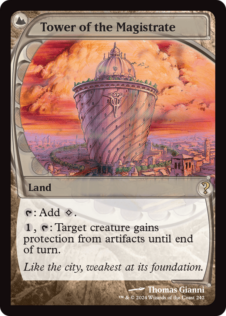 Tower of the Magistrate (Future Sight) [Mystery Booster 2] Foil
