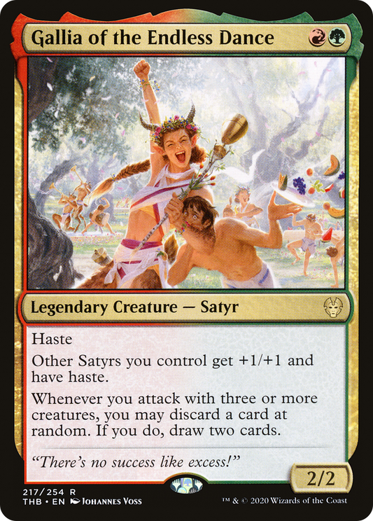 Gallia of the Endless Dance [Theros Beyond Death] Foil