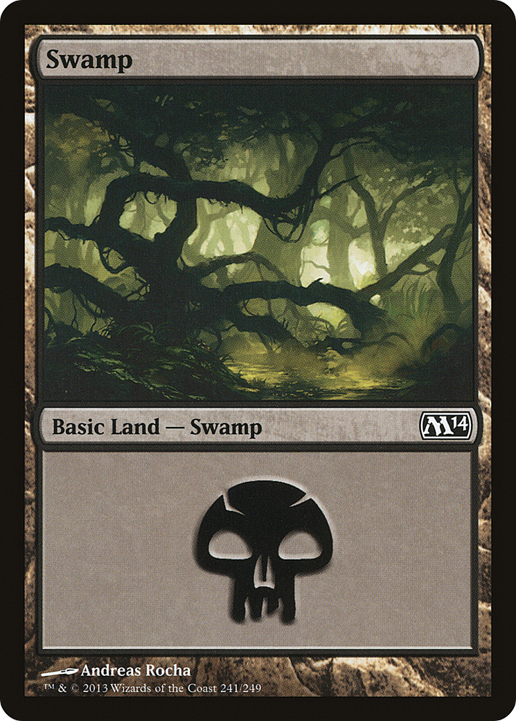 Swamp (241) [Magic 2014] Foil