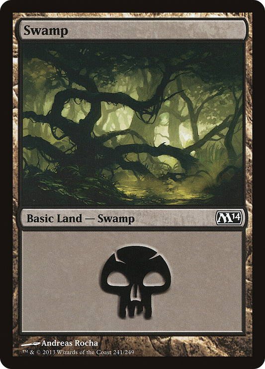 Swamp (241) [Magic 2014] Foil
