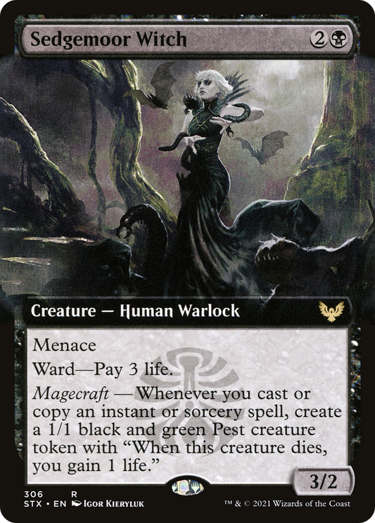 Sedgemoor Witch (Extended Art) [Strixhaven: School of Mages] Foil