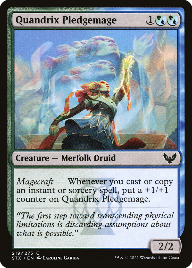 Quandrix Pledgemage [Strixhaven: School of Mages] Foil