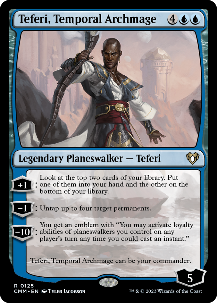 Teferi, Temporal Archmage [Commander Masters] | Silver Goblin