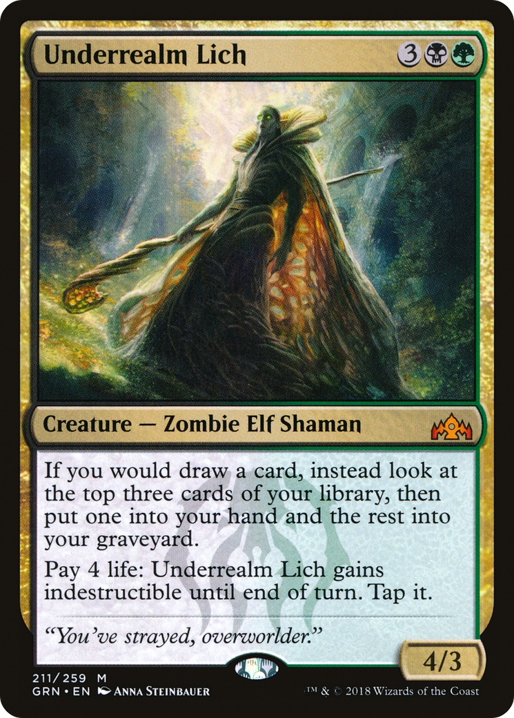 Underrealm Lich [Guilds of Ravnica] Foil