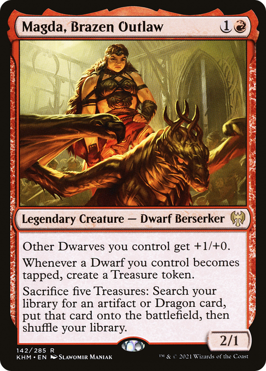 Magda, Brazen Outlaw [Kaldheim] Foil