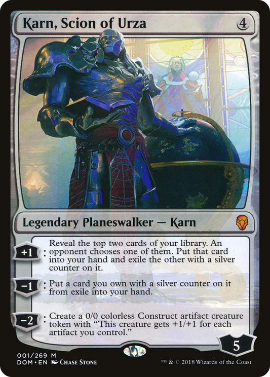Karn, Scion of Urza [Dominaria] Foil