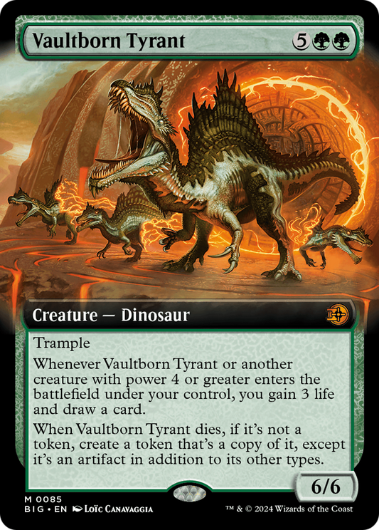 Vaultborn Tyrant (Extended Art) [Outlaws of Thunder Junction: The Big Score] Foil