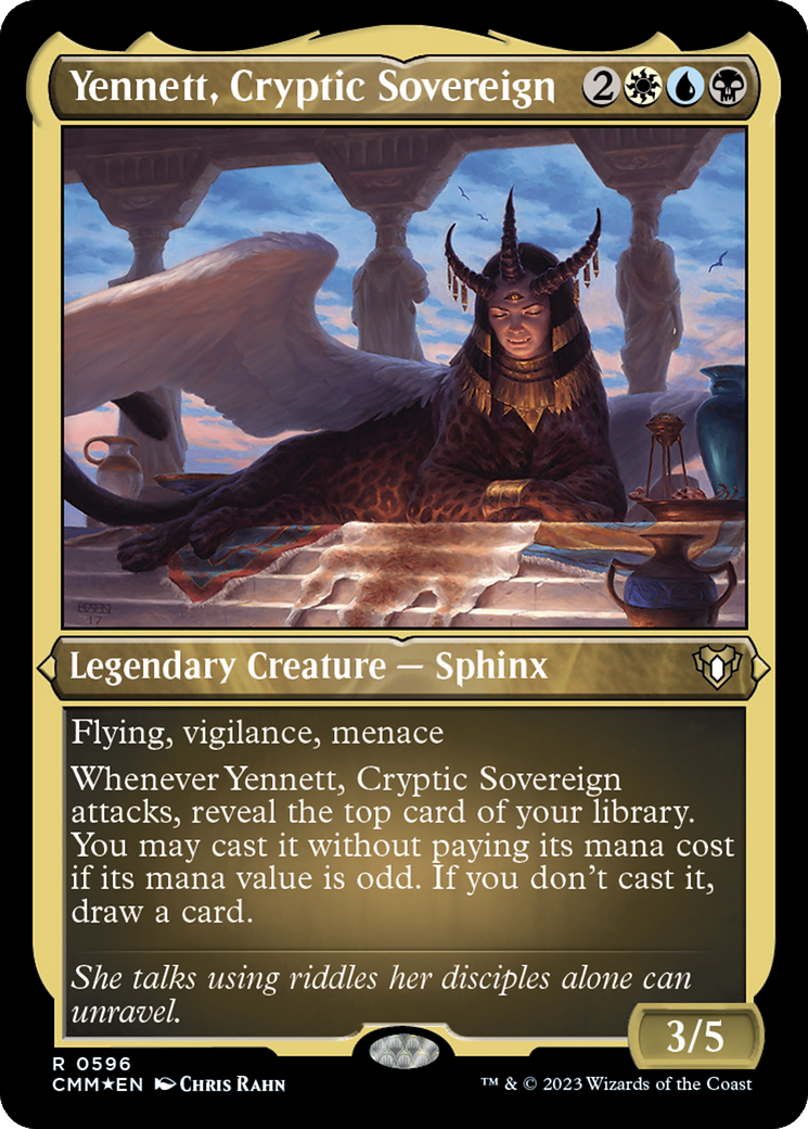 Yennett, Cryptic Sovereign (Foil Etched) [Commander Masters] | Silver Goblin