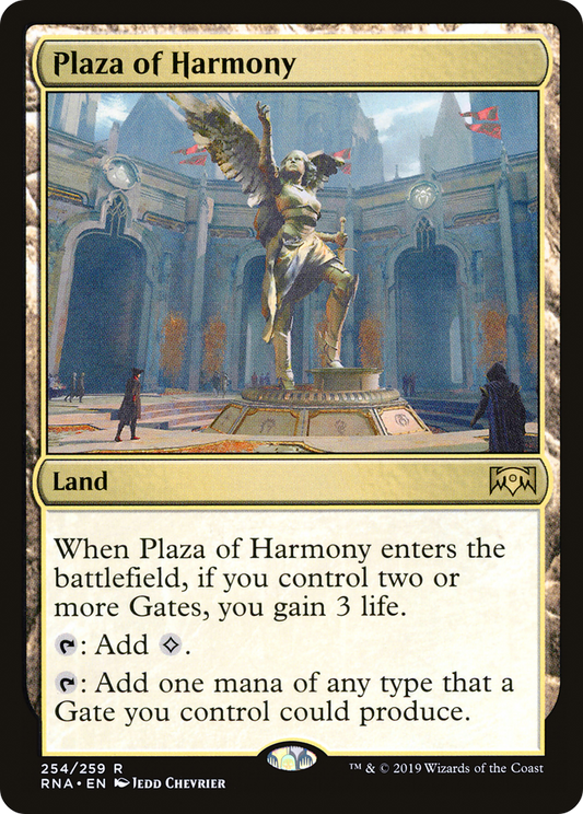 Plaza of Harmony [Ravnica Allegiance] Foil