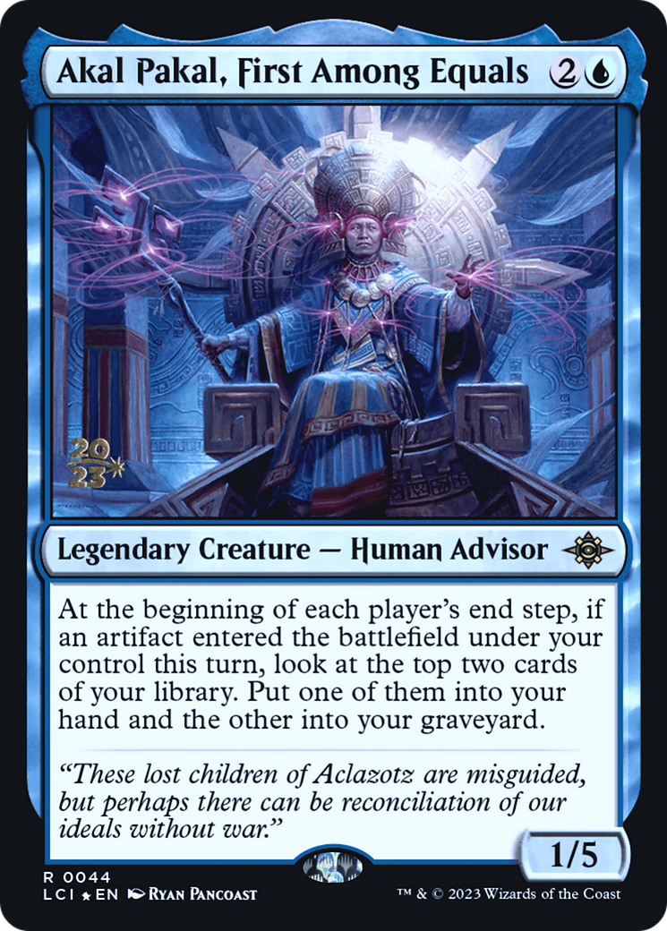 Akal Pakal, First Among Equals [The Lost Caverns of Ixalan Prerelease Cards] | Silver Goblin