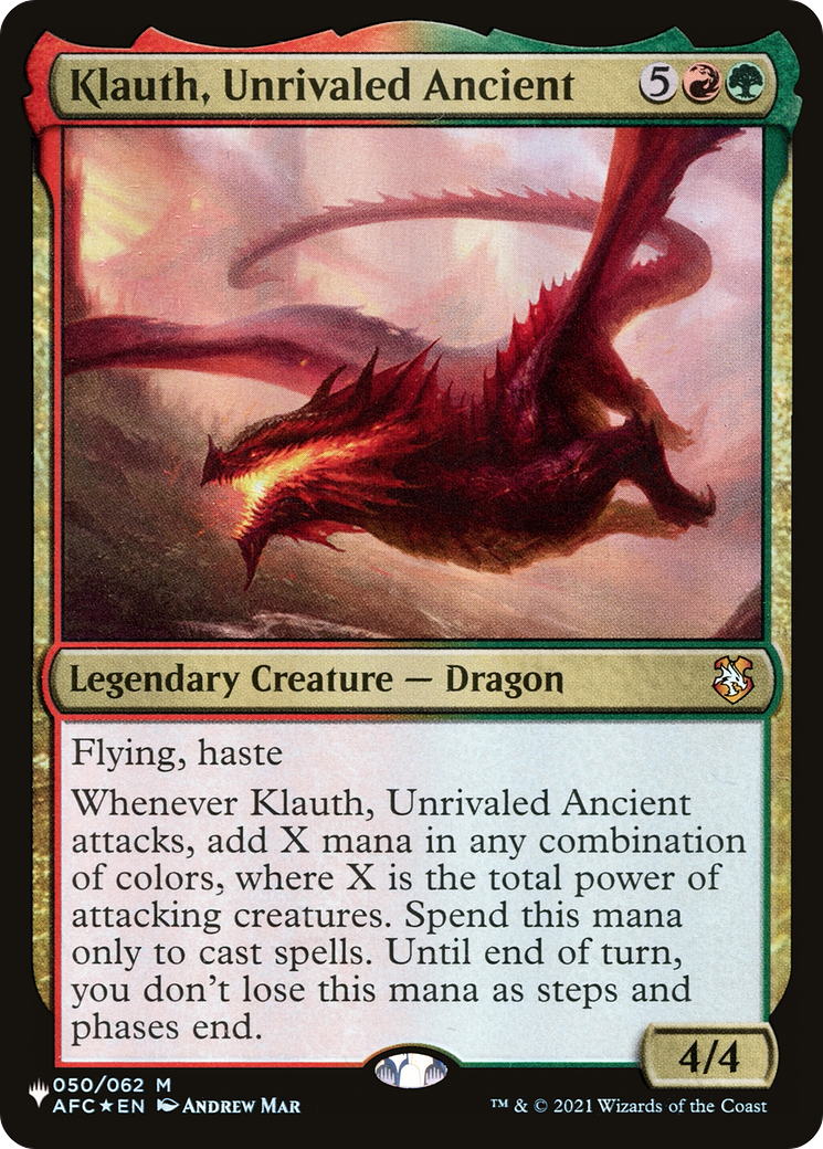 Klauth, Unrivaled Ancient [The List] | Silver Goblin