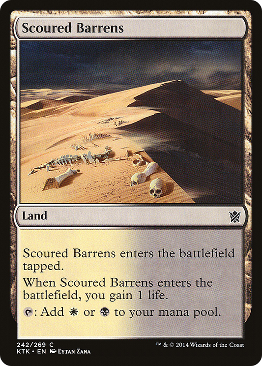 Scoured Barrens [Khans of Tarkir] Foil