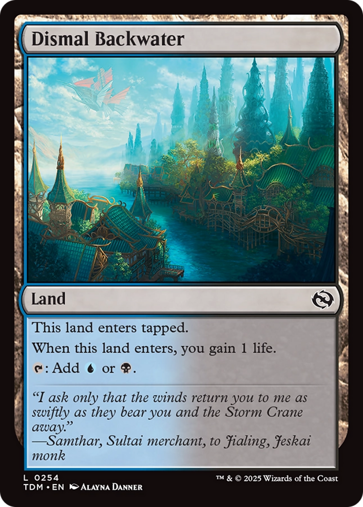Dismal Backwater (254) Foil - Tarkir: Dragonstorm