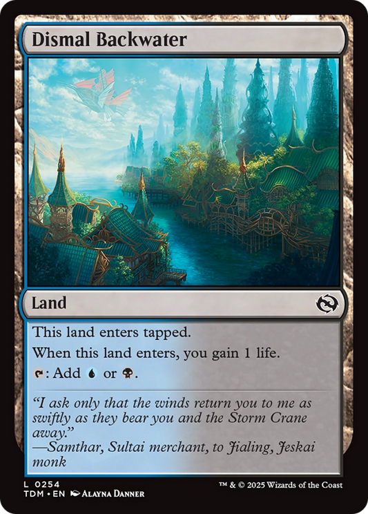 Dismal Backwater (254) Foil - Tarkir: Dragonstorm