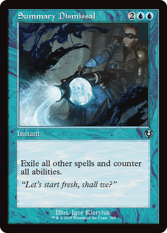 Summary Dismissal (Retro Frame) Foil (368) - Innistrad Remastered