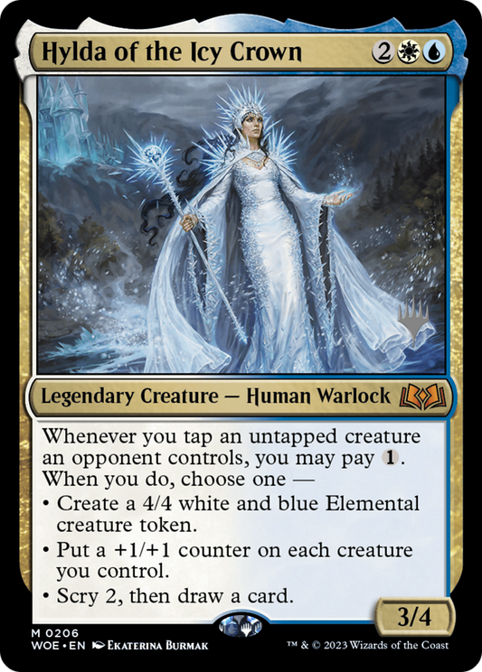 Hylda of the Icy Crown (Promo Pack) [Wilds of Eldraine Promos] Foil