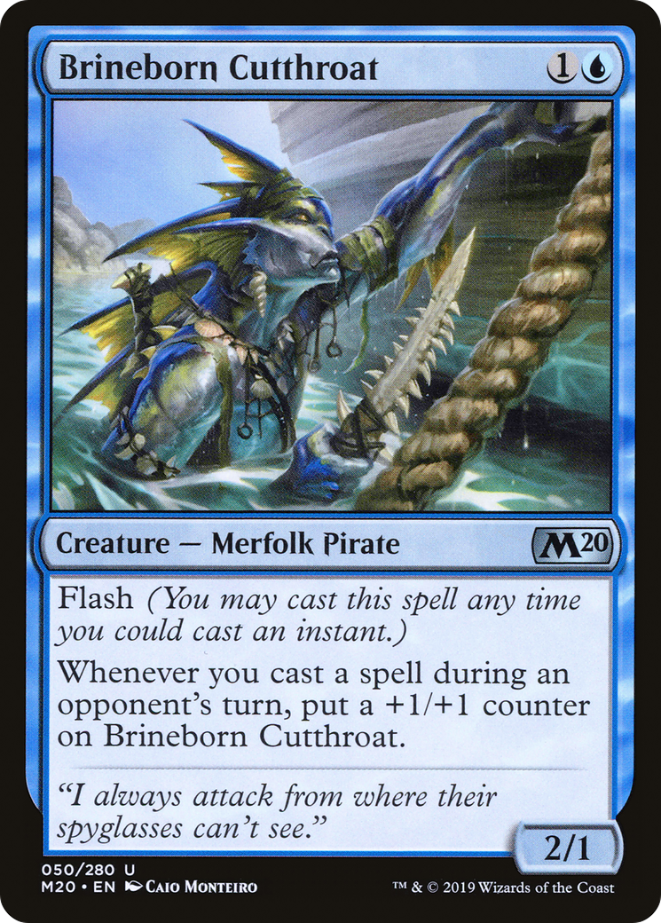 Brineborn Cutthroat [Core Set 2020] Foil