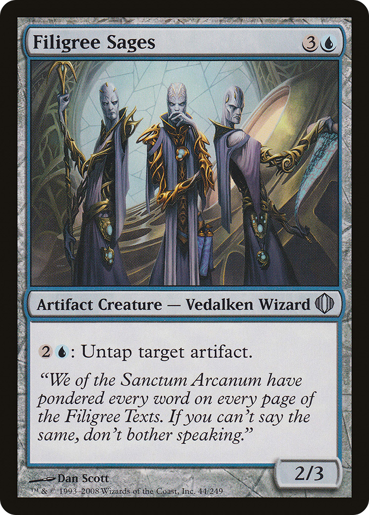 Filigree Sages [Shards of Alara] Foil