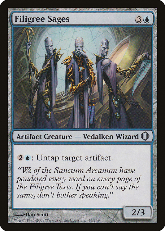 Filigree Sages [Shards of Alara] Foil