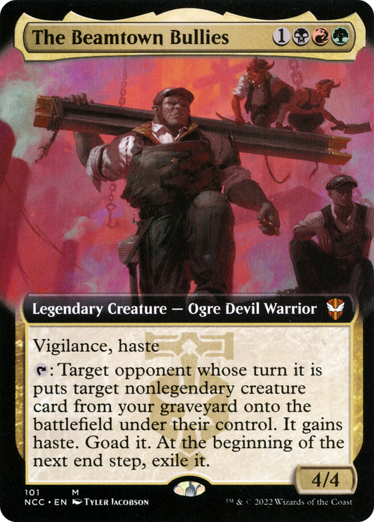 The Beamtown Bullies (Extended Art) [Streets of New Capenna Commander] Foil