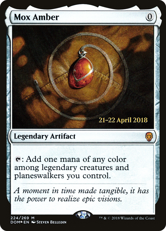 Mox Amber [Dominaria Prerelease Promos]