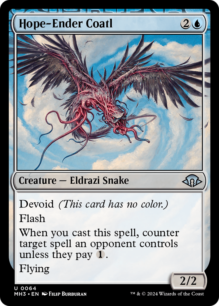 Hope-Ender Coatl [Modern Horizons 3] | Silver Goblin