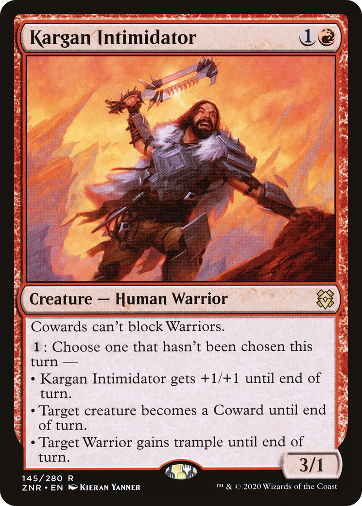 Kargan Intimidator (145) Foil - Zendikar Rising