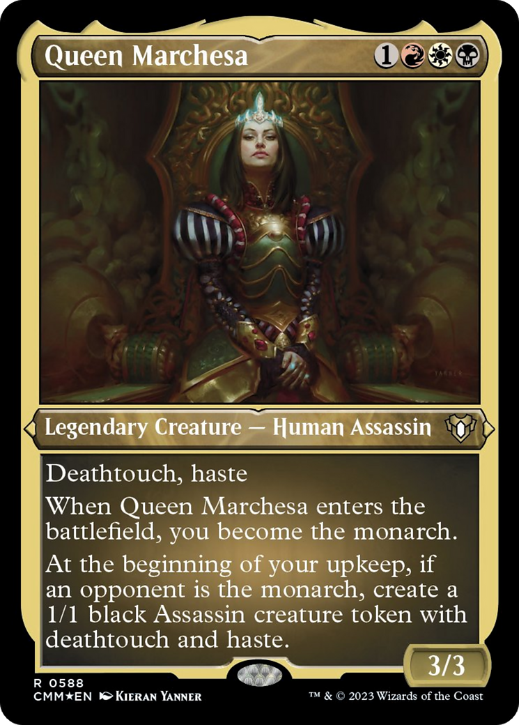 Queen Marchesa (Foil Etched) [Commander Masters] | Silver Goblin