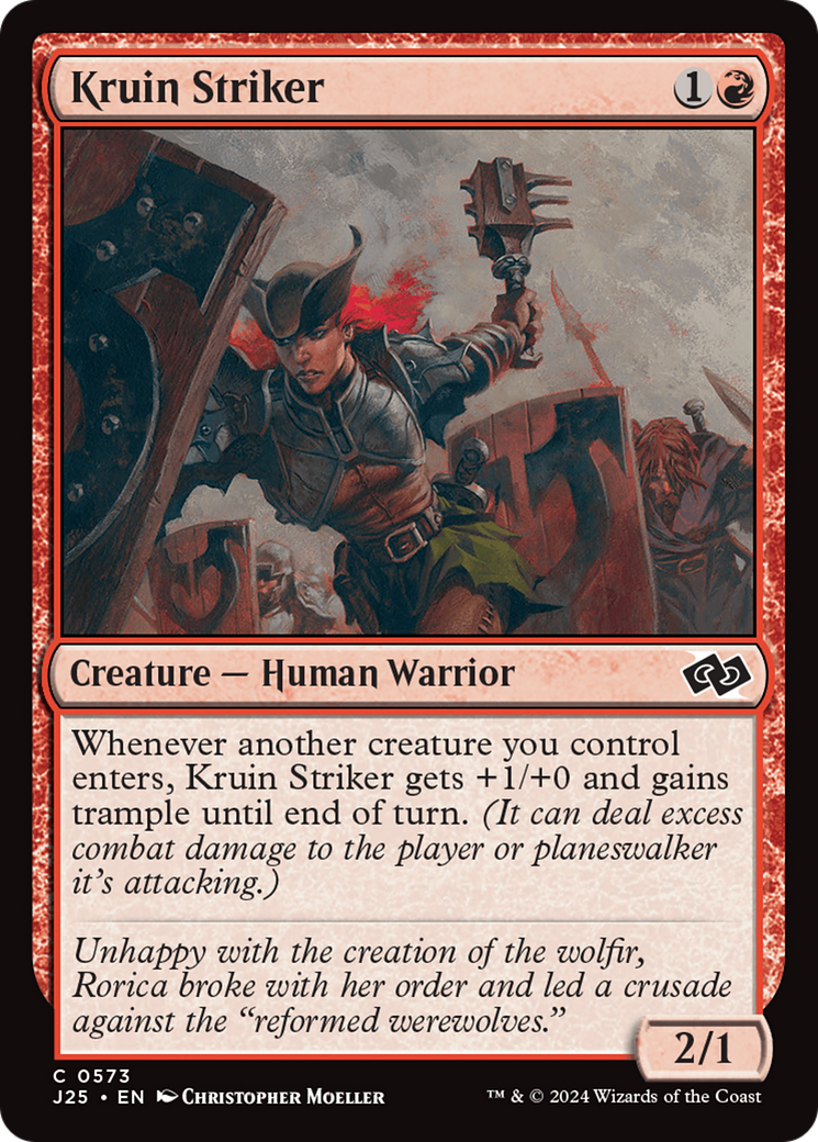 Kruin Striker [Foundations Jumpstart] | Silver Goblin