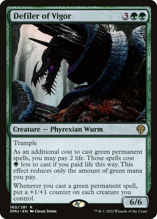 Defiler of Vigor [Dominaria United] Foil