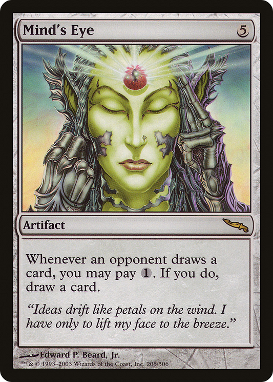 Mind's Eye [Mirrodin] Foil