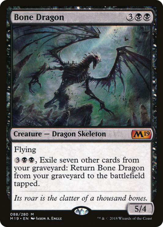 Bone Dragon [Core Set 2019] Foil