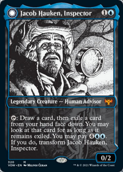 Jacob Hauken, Inspector // Hauken's Insight (Showcase Eternal Night) [Innistrad: Crimson Vow] Foil