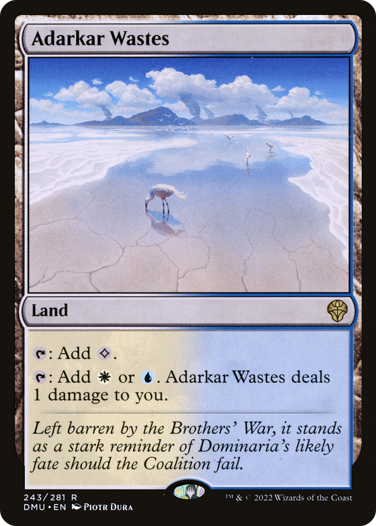 Adarkar Wastes [Dominaria United] Foil