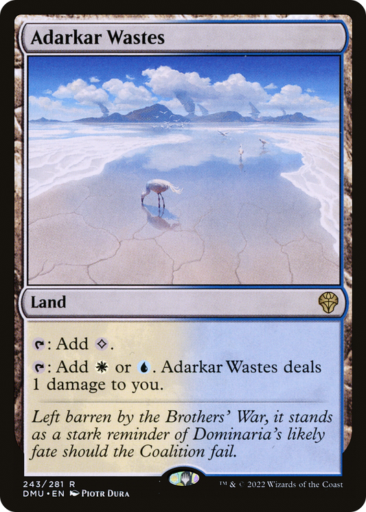 Adarkar Wastes [Dominaria United] Foil