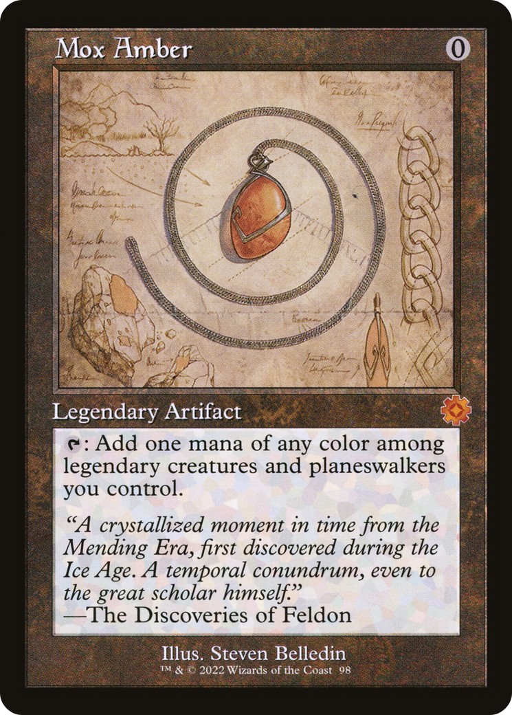 Mox Amber (Retro Schematic) [The Brothers' War Retro Artifacts] Foil