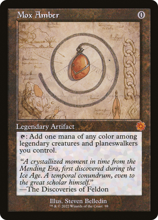 Mox Amber (Retro Schematic) [The Brothers' War Retro Artifacts] Foil