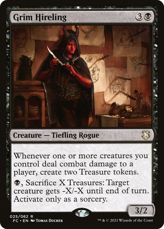 Grim Hireling [Dungeons & Dragons: Adventures in the Forgotten Realms Commander]