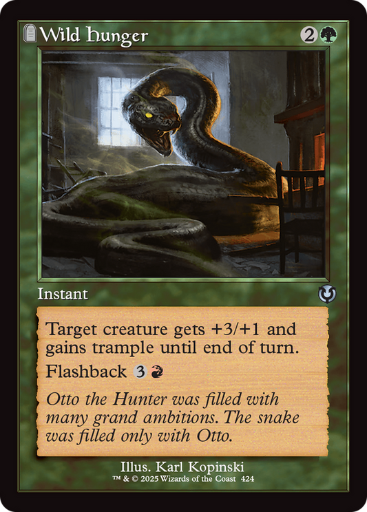 Wild Hunger (Retro Frame) (424) - Innistrad Remastered