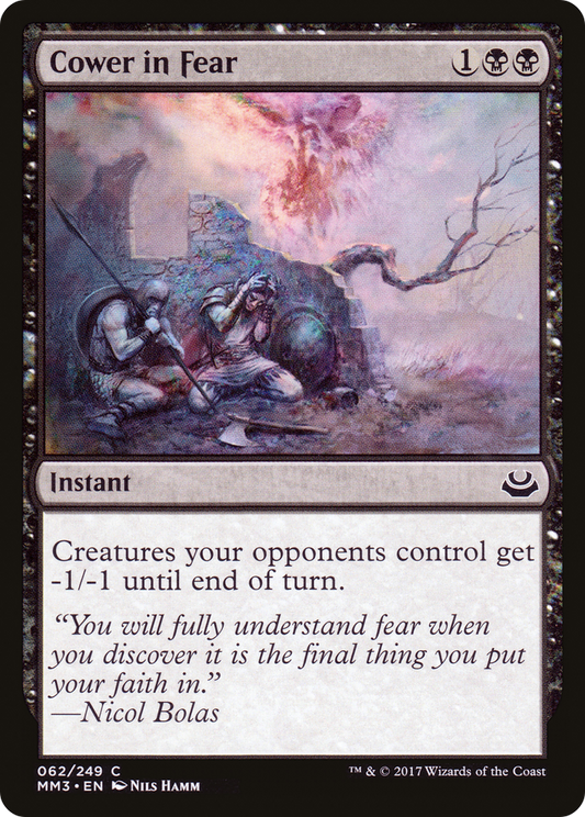 Cower in Fear [Modern Masters 2017] Foil