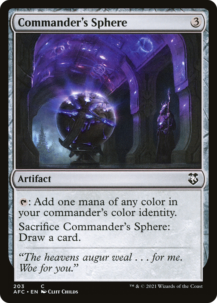 Commander's Sphere [Dungeons & Dragons: Adventures in the Forgotten Realms Commander]