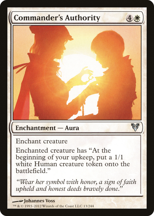 Commander's Authority [Avacyn Restored] Foil