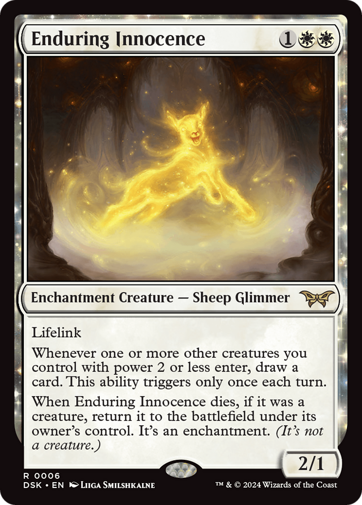 Enduring Innocence [Duskmourn: House of Horror] Foil