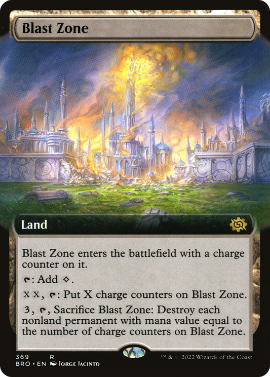 Blast Zone (Extended Art) [The Brothers' War] Foil