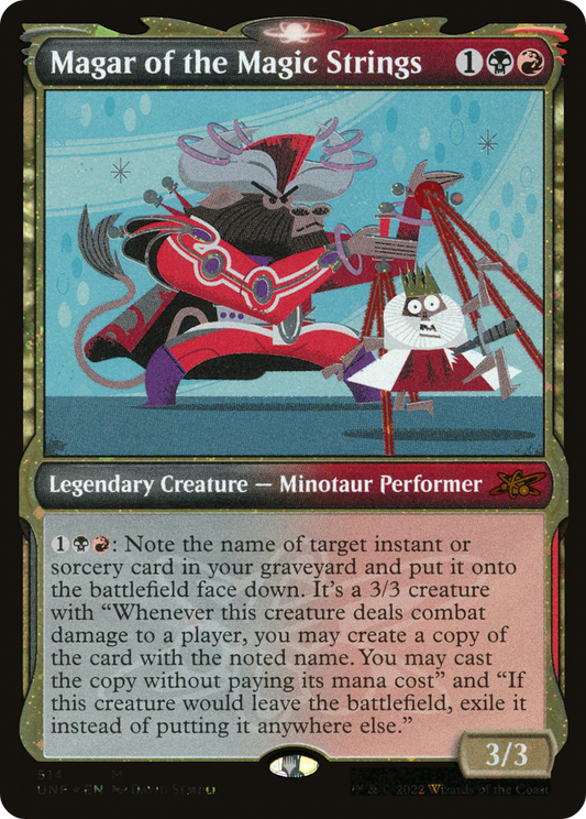 Magar of the Magic Strings (Showcase) (Galaxy Foil) [Unfinity]