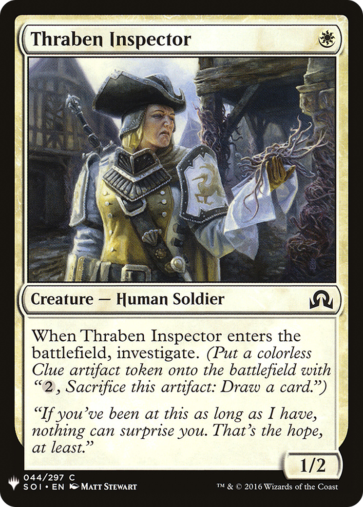 Thraben Inspector (SOI-44) - The List