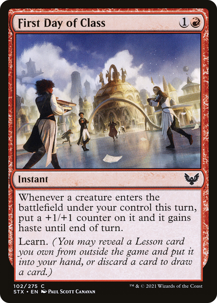 First Day of Class [Strixhaven: School of Mages] Foil