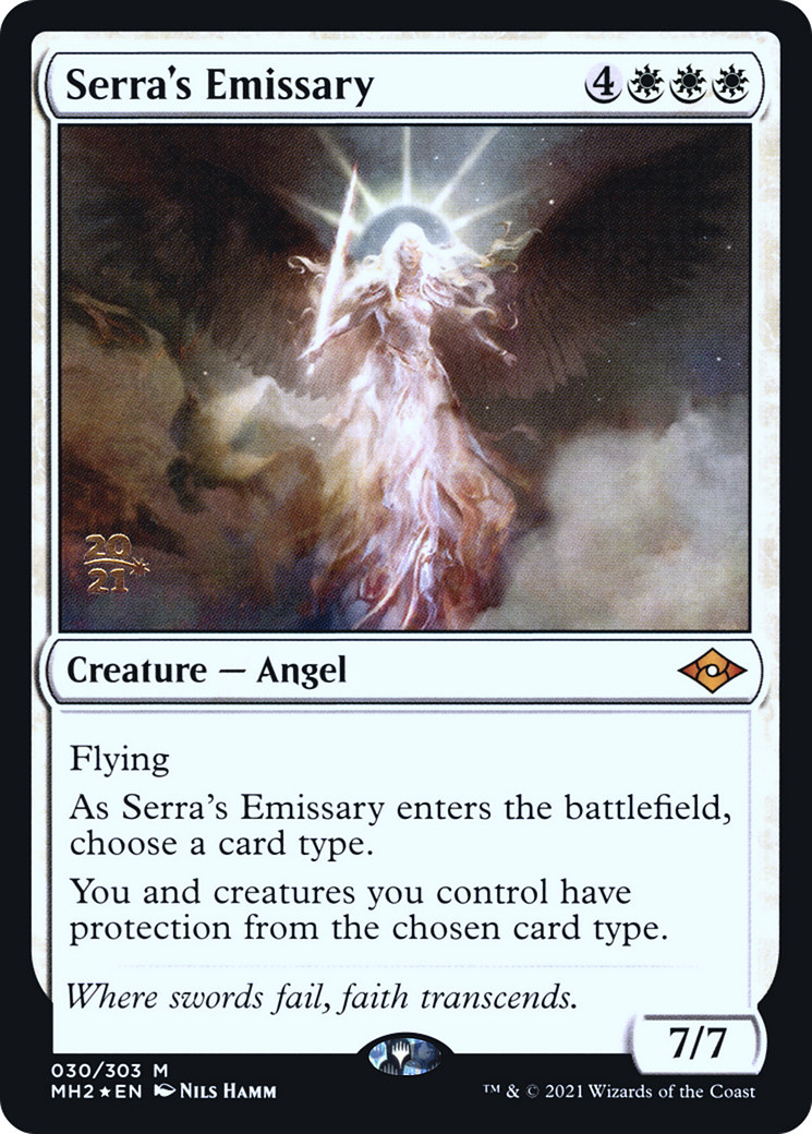 Serra's Emissary [Modern Horizons 2 Prerelease Promos]